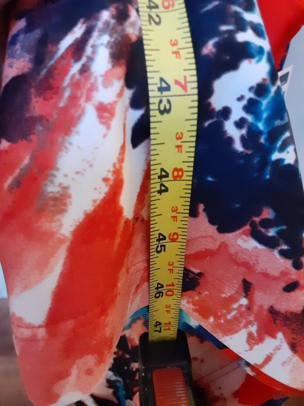 Julian TaylorNewYork sheath sleeveless red with blue floral dress 14 silhouette - Picture 11 of 16